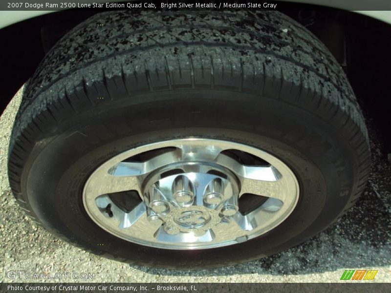 Bright Silver Metallic / Medium Slate Gray 2007 Dodge Ram 2500 Lone Star Edition Quad Cab
