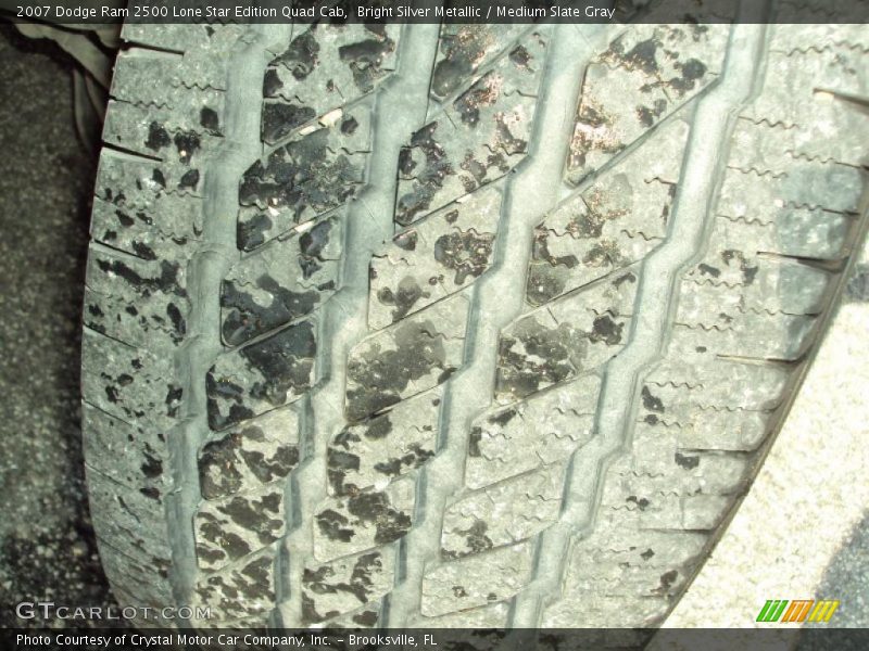 Bright Silver Metallic / Medium Slate Gray 2007 Dodge Ram 2500 Lone Star Edition Quad Cab