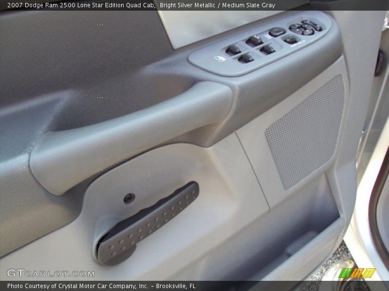 Bright Silver Metallic / Medium Slate Gray 2007 Dodge Ram 2500 Lone Star Edition Quad Cab