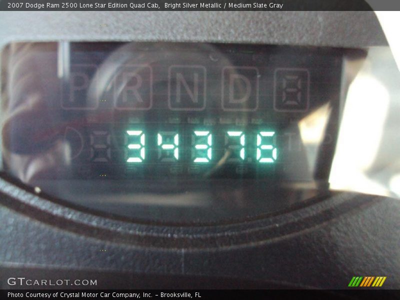 Bright Silver Metallic / Medium Slate Gray 2007 Dodge Ram 2500 Lone Star Edition Quad Cab