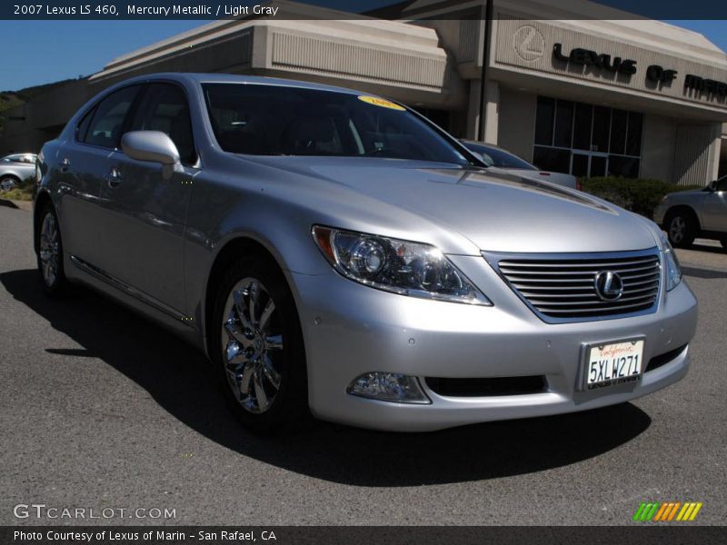 Mercury Metallic / Light Gray 2007 Lexus LS 460