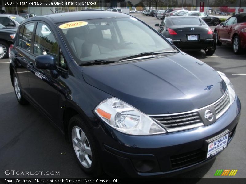 Blue Onyx Metallic / Charcoal 2007 Nissan Versa S