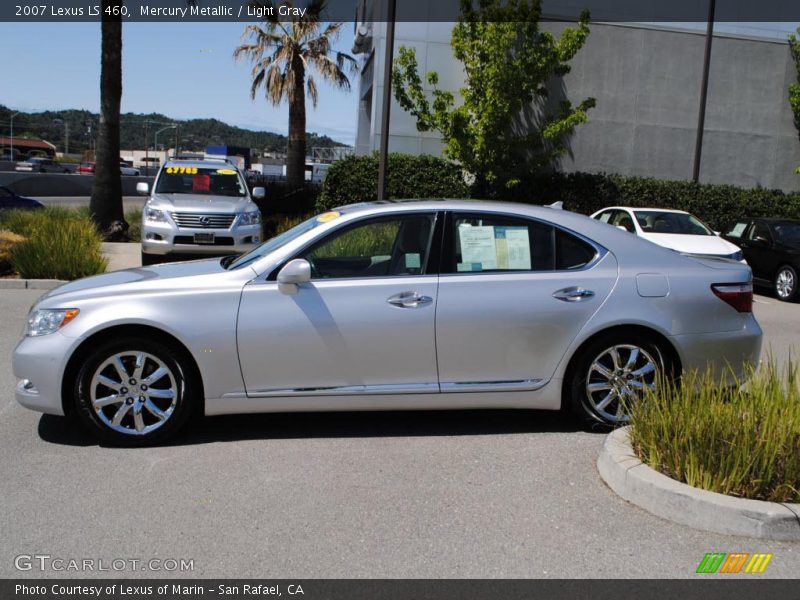 Mercury Metallic / Light Gray 2007 Lexus LS 460