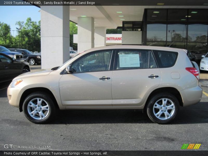 Sandy Beach Metallic / Sand Beige 2009 Toyota RAV4 4WD