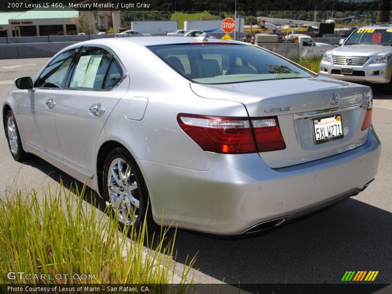 Mercury Metallic / Light Gray 2007 Lexus LS 460