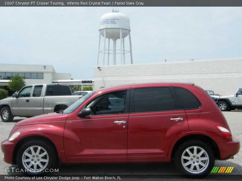 Inferno Red Crystal Pearl / Pastel Slate Gray 2007 Chrysler PT Cruiser Touring