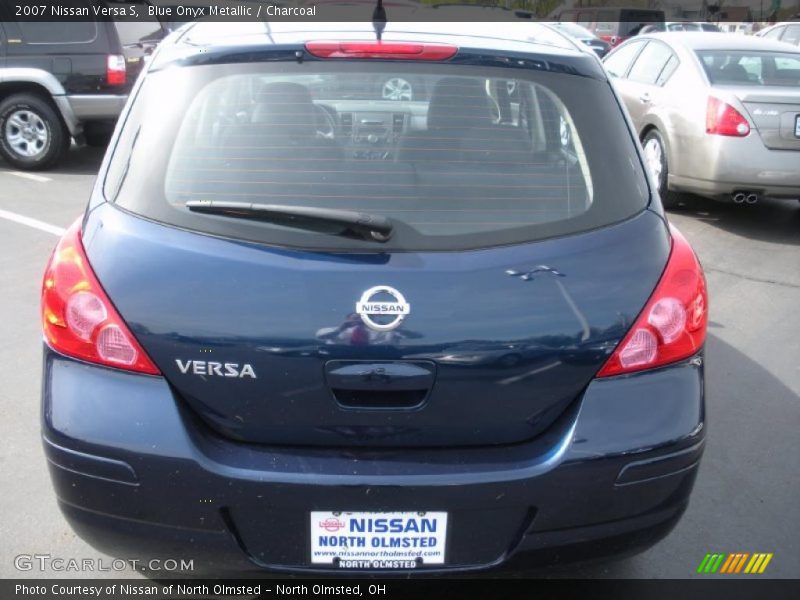 Blue Onyx Metallic / Charcoal 2007 Nissan Versa S