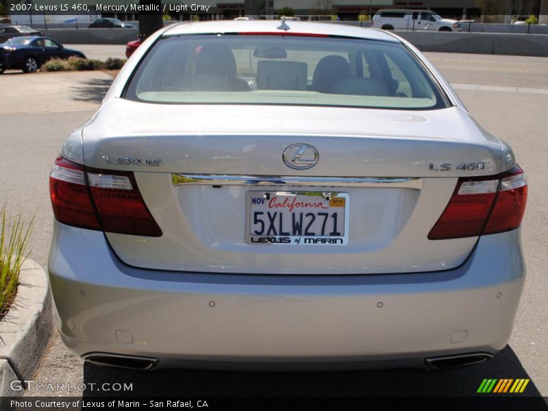 Mercury Metallic / Light Gray 2007 Lexus LS 460