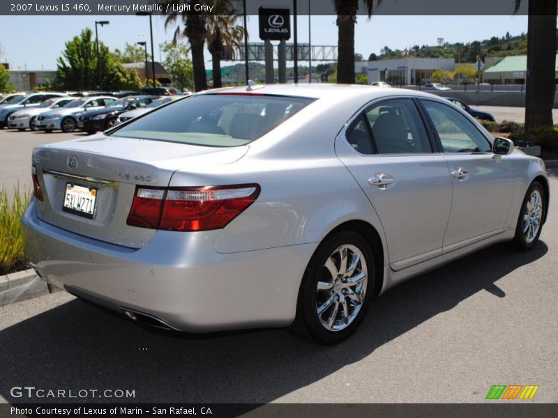 Mercury Metallic / Light Gray 2007 Lexus LS 460