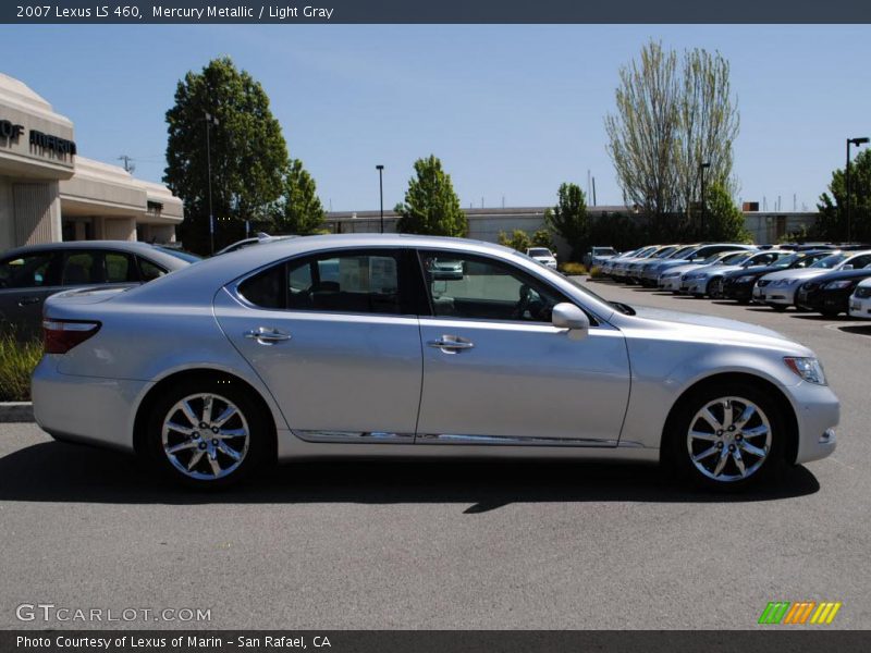 Mercury Metallic / Light Gray 2007 Lexus LS 460