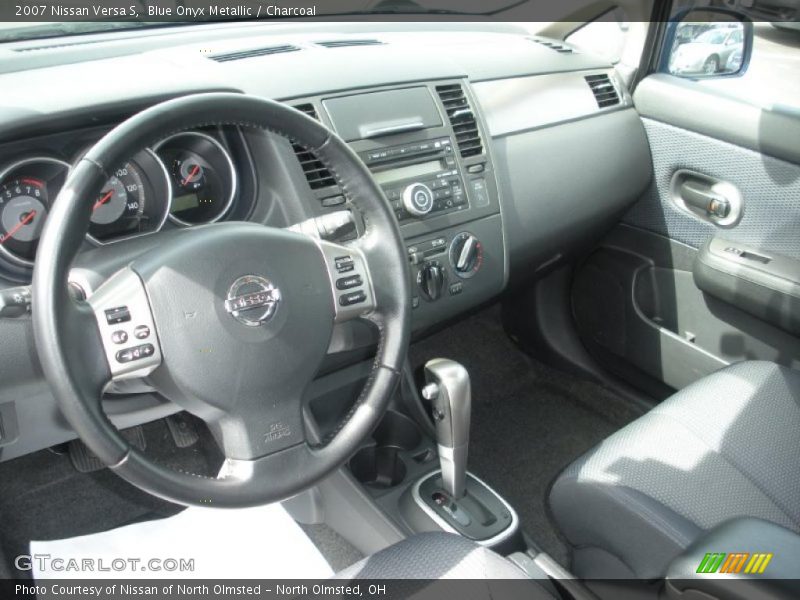 Blue Onyx Metallic / Charcoal 2007 Nissan Versa S