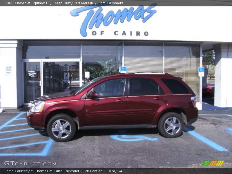 Deep Ruby Red Metallic / Light Cashmere 2008 Chevrolet Equinox LT
