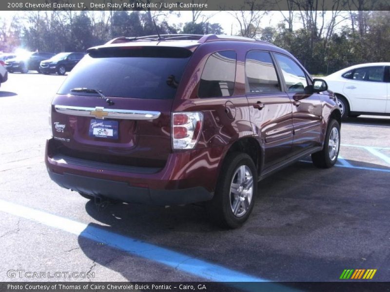 Deep Ruby Red Metallic / Light Cashmere 2008 Chevrolet Equinox LT
