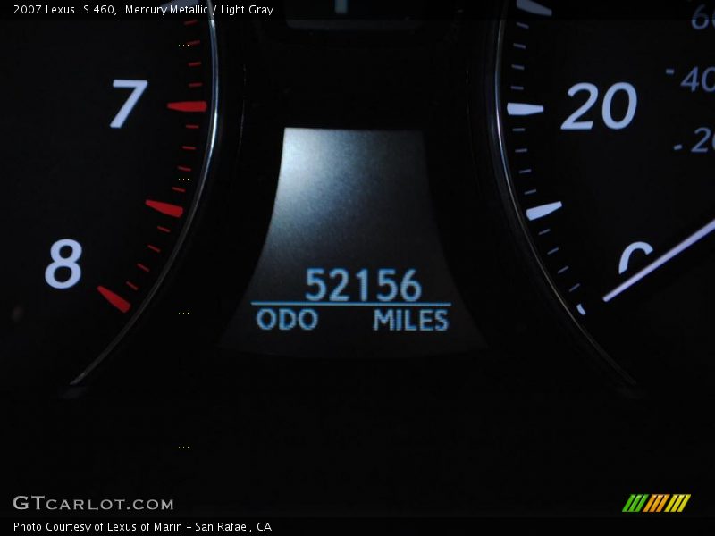 Mercury Metallic / Light Gray 2007 Lexus LS 460