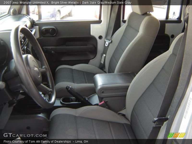 Bright Silver Metallic / Dark Slate Gray/Medium Slate Gray 2007 Jeep Wrangler Unlimited X