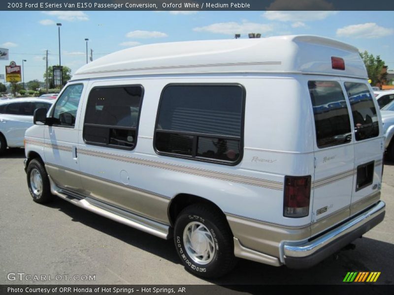 Oxford White / Medium Pebble 2003 Ford E Series Van E150 Passenger Conversion