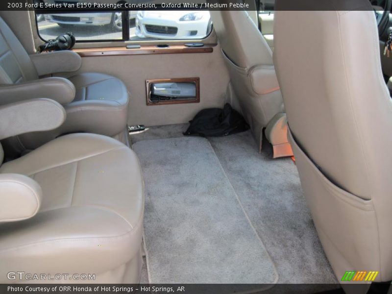 Oxford White / Medium Pebble 2003 Ford E Series Van E150 Passenger Conversion