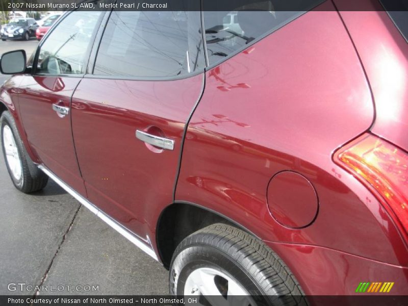 Merlot Pearl / Charcoal 2007 Nissan Murano SL AWD