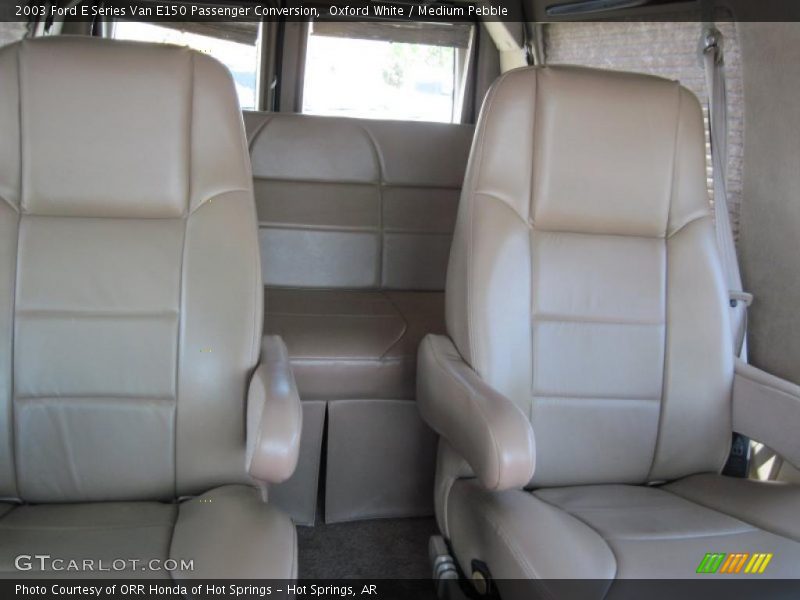 Oxford White / Medium Pebble 2003 Ford E Series Van E150 Passenger Conversion
