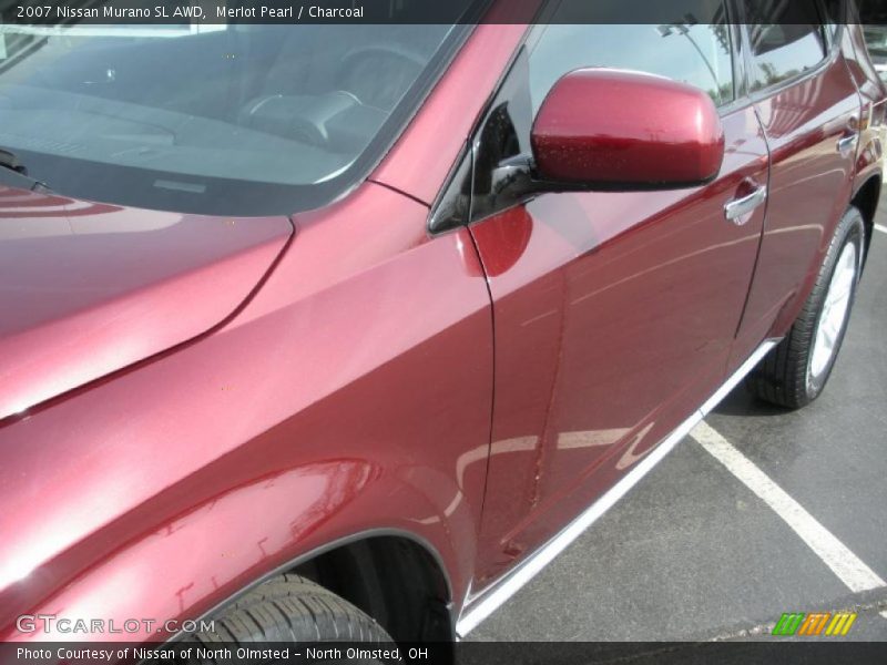 Merlot Pearl / Charcoal 2007 Nissan Murano SL AWD