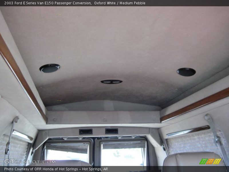Oxford White / Medium Pebble 2003 Ford E Series Van E150 Passenger Conversion