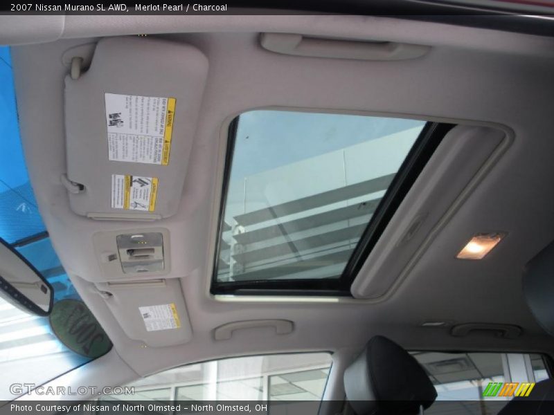 Merlot Pearl / Charcoal 2007 Nissan Murano SL AWD
