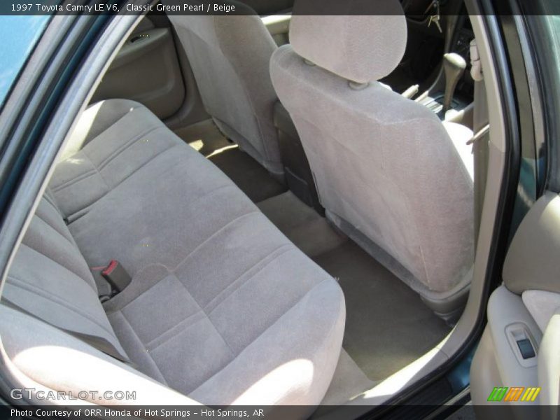 Classic Green Pearl / Beige 1997 Toyota Camry LE V6