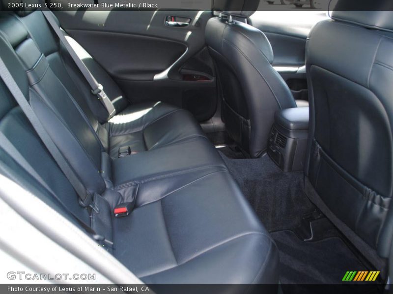 Breakwater Blue Metallic / Black 2008 Lexus IS 250