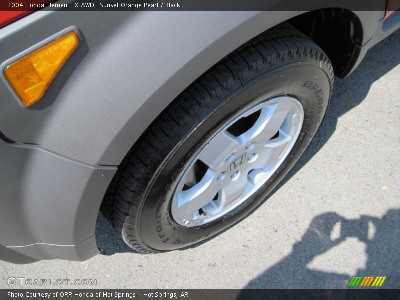 Sunset Orange Pearl / Black 2004 Honda Element EX AWD