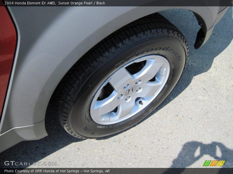 Sunset Orange Pearl / Black 2004 Honda Element EX AWD