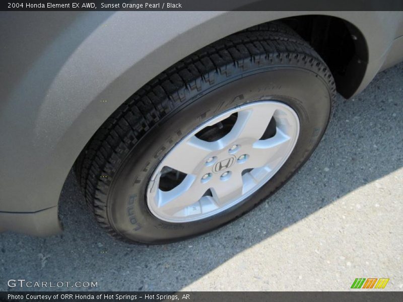 Sunset Orange Pearl / Black 2004 Honda Element EX AWD