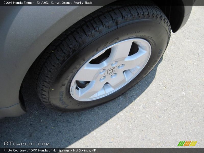 Sunset Orange Pearl / Black 2004 Honda Element EX AWD