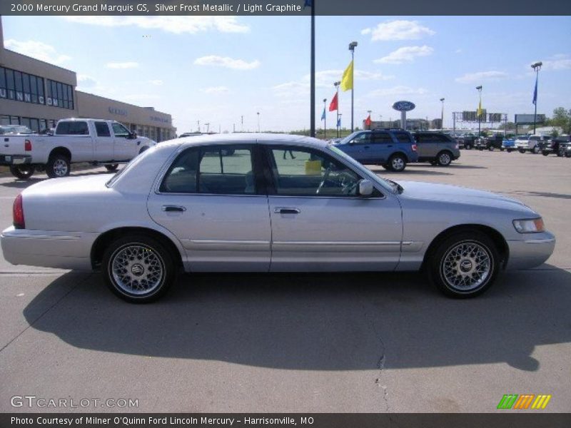 Silver Frost Metallic / Light Graphite 2000 Mercury Grand Marquis GS