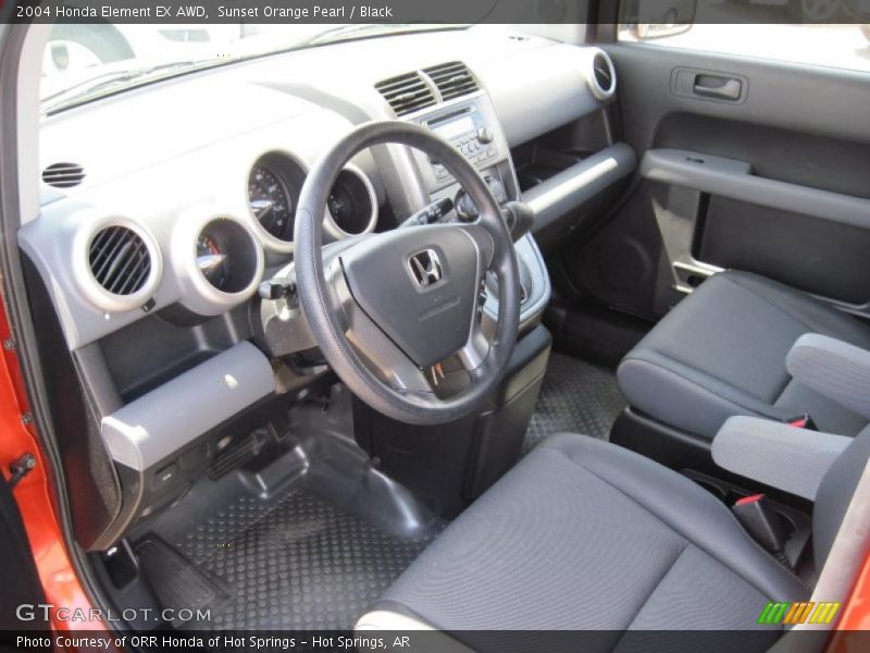 Sunset Orange Pearl / Black 2004 Honda Element EX AWD