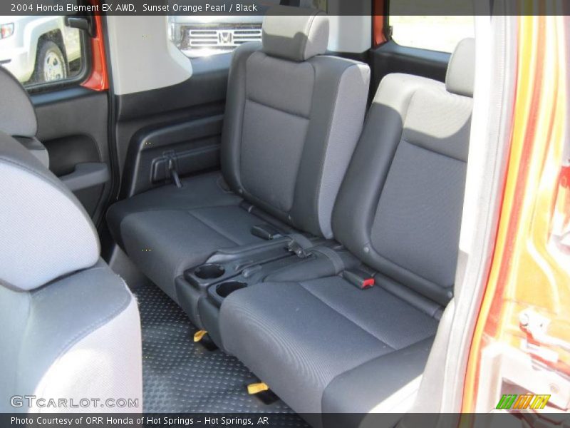 Sunset Orange Pearl / Black 2004 Honda Element EX AWD