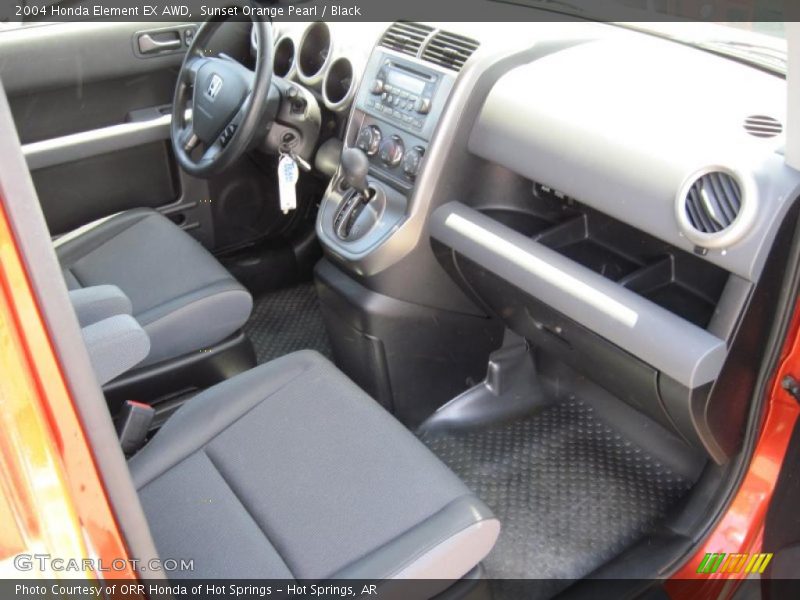 Sunset Orange Pearl / Black 2004 Honda Element EX AWD