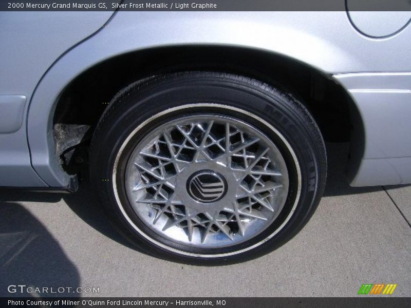 Silver Frost Metallic / Light Graphite 2000 Mercury Grand Marquis GS