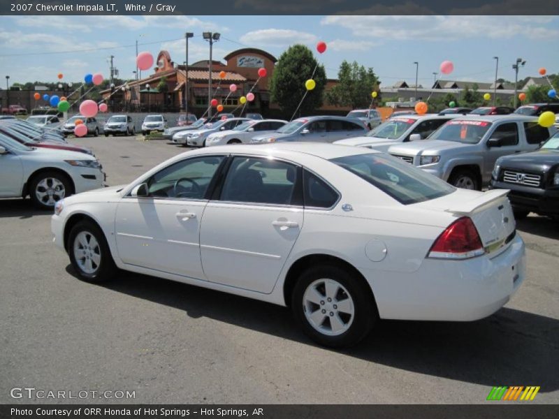 White / Gray 2007 Chevrolet Impala LT