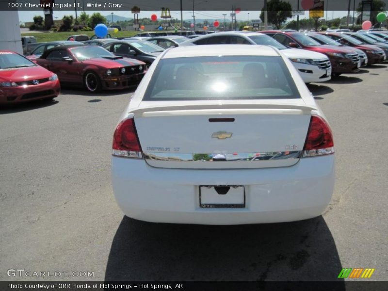 White / Gray 2007 Chevrolet Impala LT