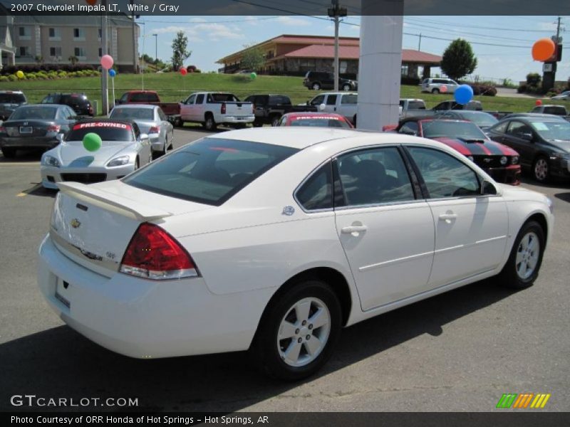 White / Gray 2007 Chevrolet Impala LT