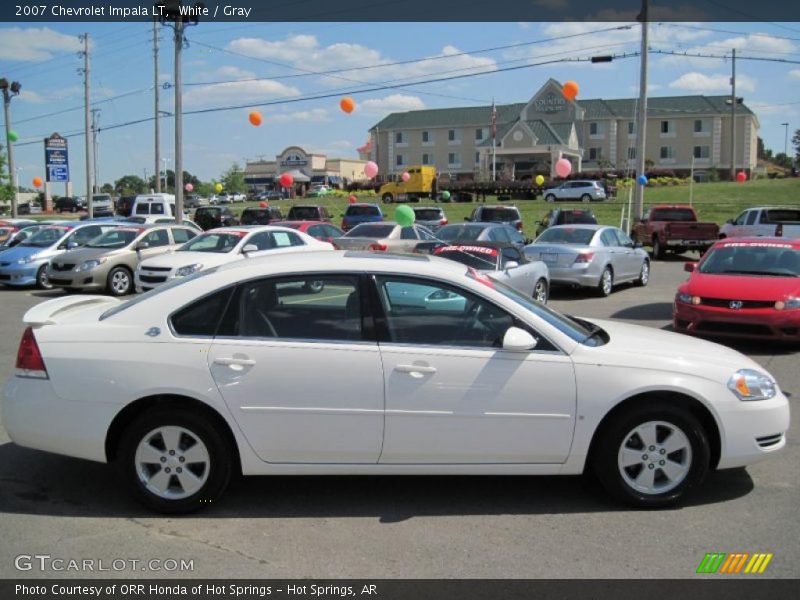 White / Gray 2007 Chevrolet Impala LT