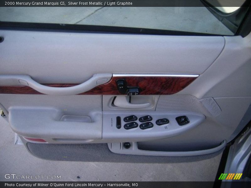 Silver Frost Metallic / Light Graphite 2000 Mercury Grand Marquis GS