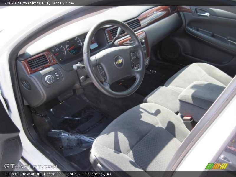 White / Gray 2007 Chevrolet Impala LT