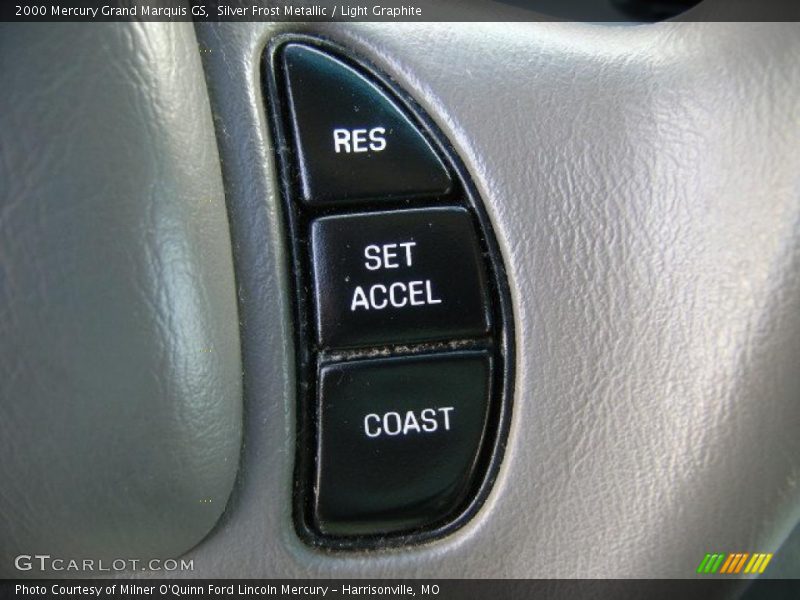 Silver Frost Metallic / Light Graphite 2000 Mercury Grand Marquis GS
