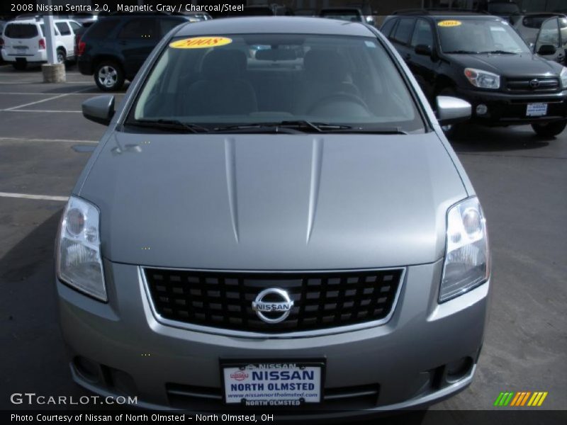 Magnetic Gray / Charcoal/Steel 2008 Nissan Sentra 2.0