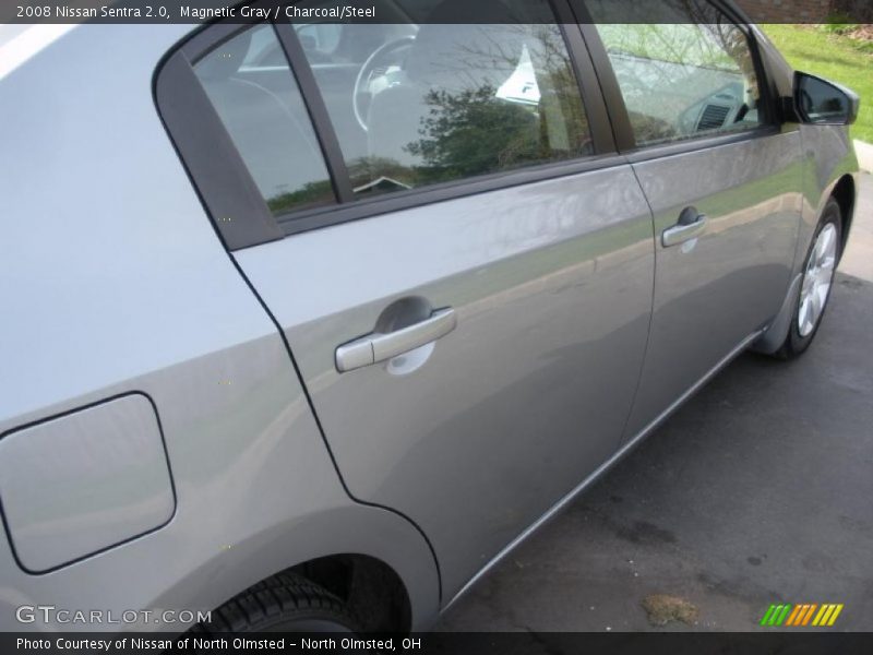 Magnetic Gray / Charcoal/Steel 2008 Nissan Sentra 2.0