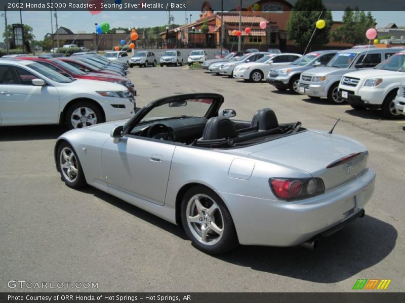 Sebring Silver Metallic / Black 2002 Honda S2000 Roadster
