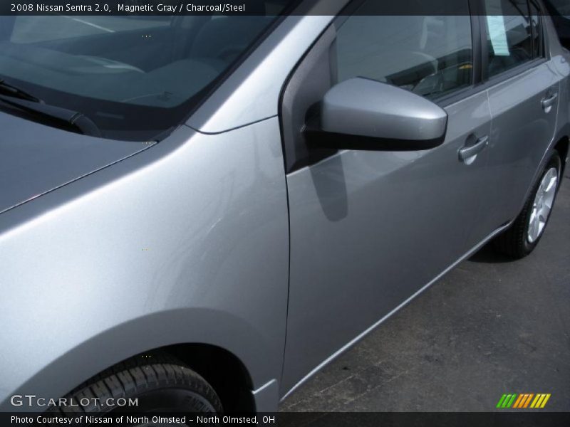 Magnetic Gray / Charcoal/Steel 2008 Nissan Sentra 2.0