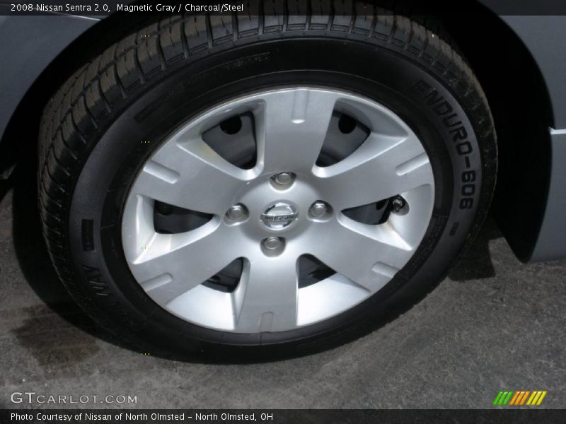 Magnetic Gray / Charcoal/Steel 2008 Nissan Sentra 2.0