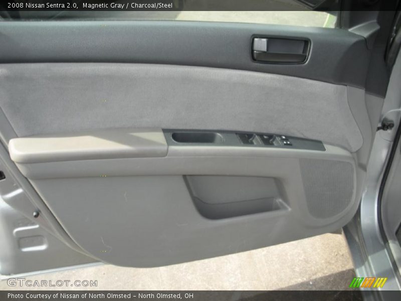 Magnetic Gray / Charcoal/Steel 2008 Nissan Sentra 2.0